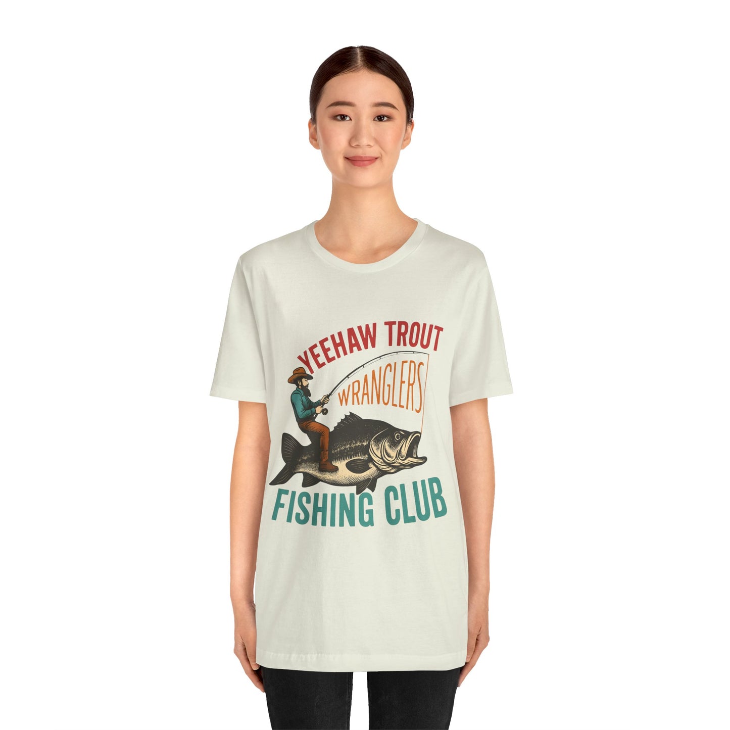 Yeehaw Trout Wranglers Shirt – Funny Cowboy Fishing Club Western Tee