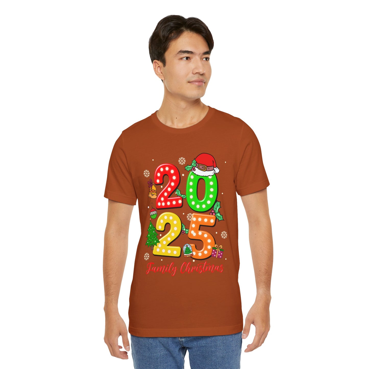 2025 Family Christmas Shirt – Cute Matching Holiday Lights Group Tee