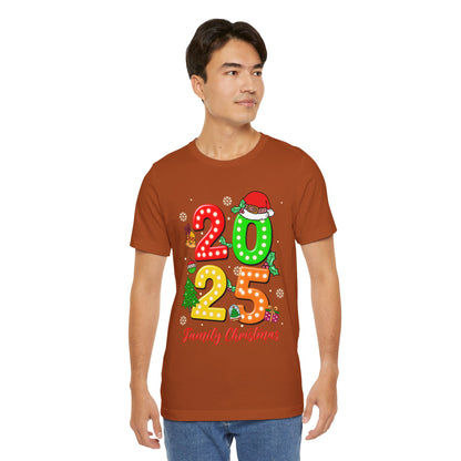 2025 Family Christmas Shirt – Cute Matching Holiday Lights Group Tee