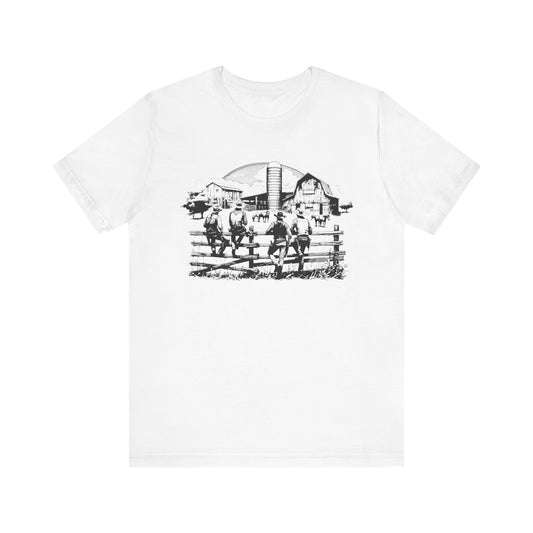 Western Cowboy Horse Racing Shirt – Texas Rodeo Country Cowgirl Tee