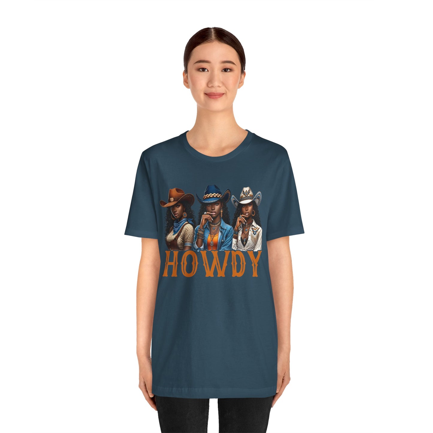 Howdy Black Cowgirl Shirt – Western Rodeo Melanin African American Tee