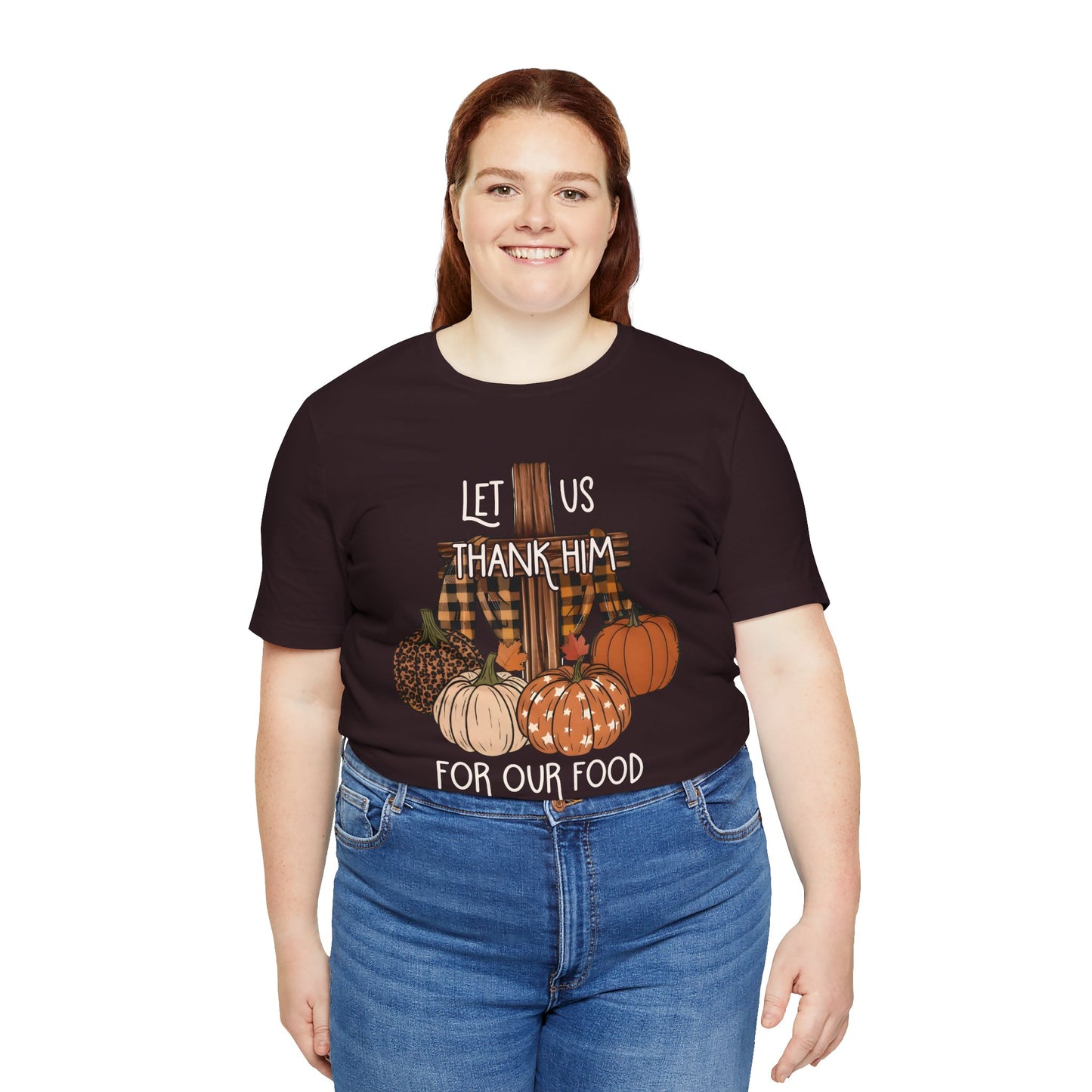 Let Us Thank Him Shirt – Christian Thanksgiving Tee with Genesis 9:3 Bible Verse