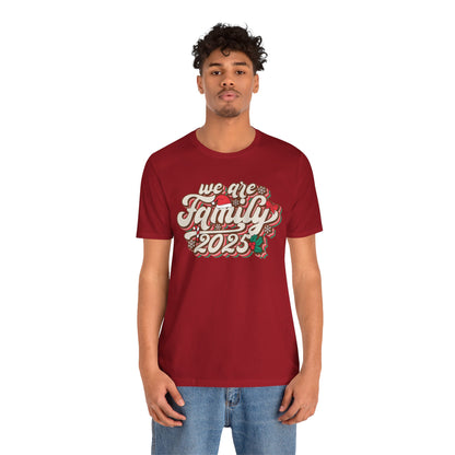 We Are Family Christmas Shirt – Retro Groovy 80s Matching Holiday Tee