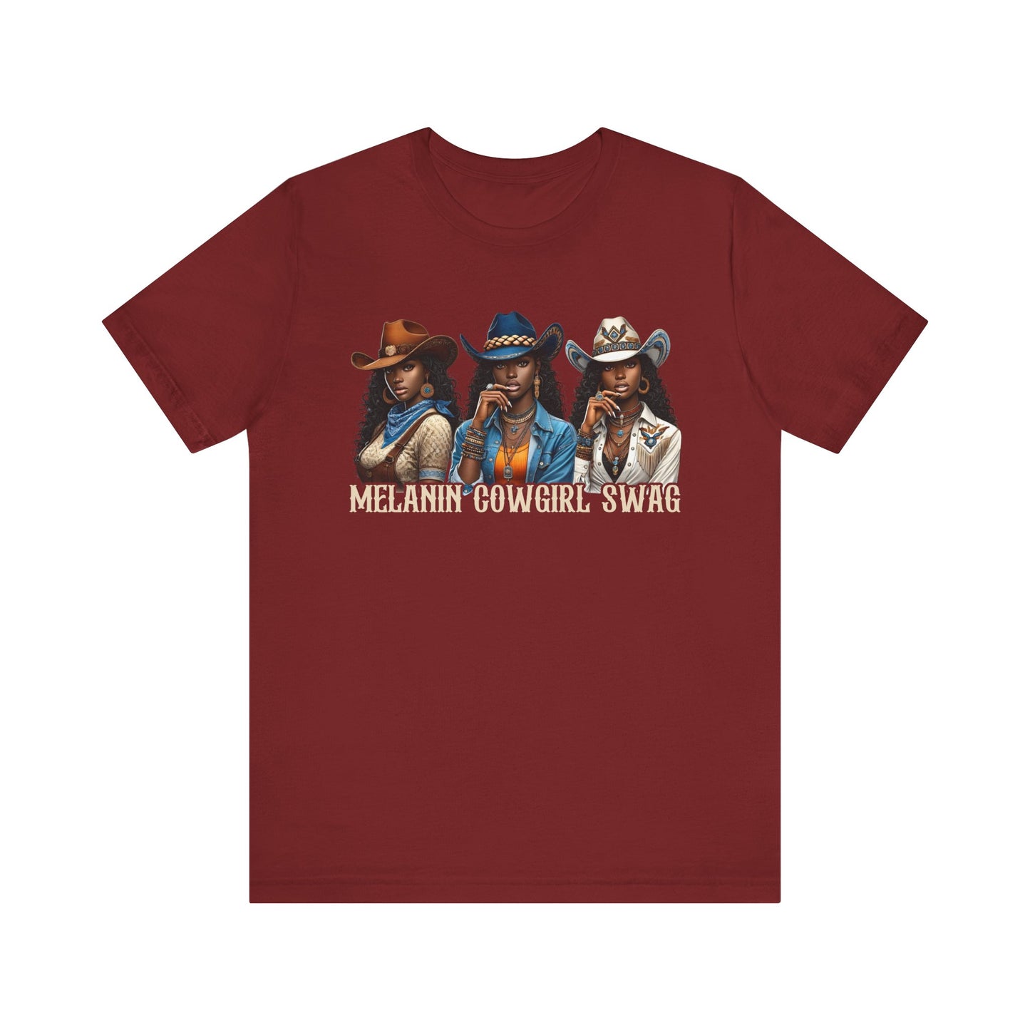 Melanin Cowgirl Swag Shirt – Black African American Western Tee