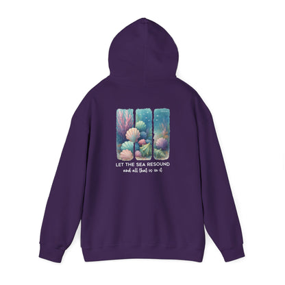 Let the Sea Resound Hoodie – Christian Ocean Bible Verse Summer Pullover