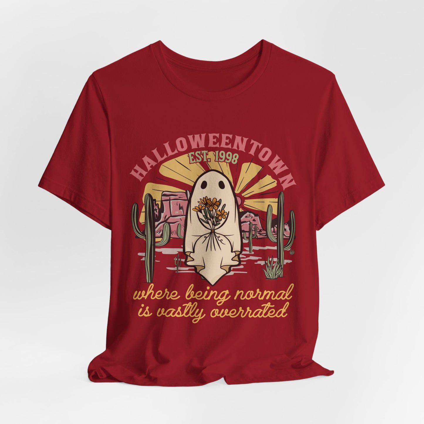 Halloweentown Est. 1998 Shirt – Retro Western Ghost Pumpkin Rodeo Tee