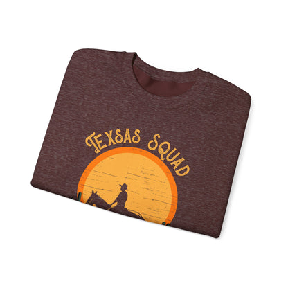 Texas Squad Cowboy Sweatshirt – Riding Horse Howdy Western Rodeo Pullover