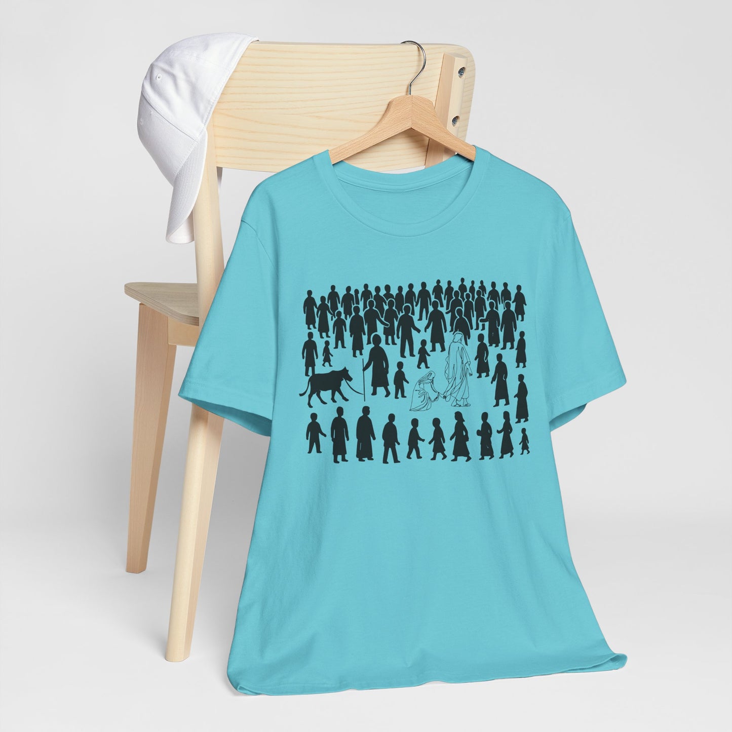 Jesus Pulling You from the Crowd Shirt – Christian Rescues Men Women Tee