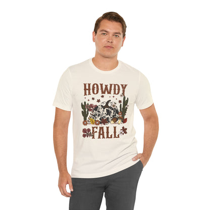 Retro Howdy Fall Shirt – Western Cowboy Pumpkin Country Thanksgiving Tee