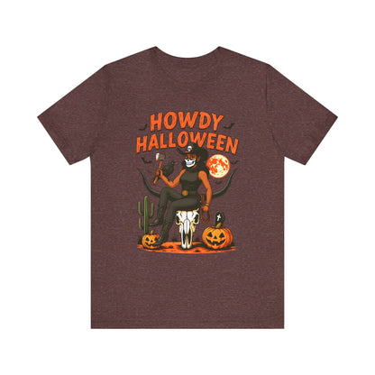 Howdy Halloween Shirt – Skeleton Cowgirl Western Fall Rodeo Tee