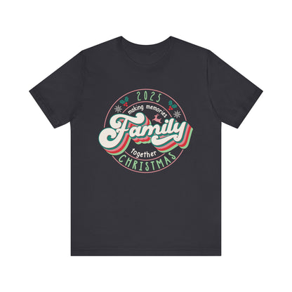 Retro Family Christmas 2025 Shirt – Vintage Matching Holiday Memories Tee