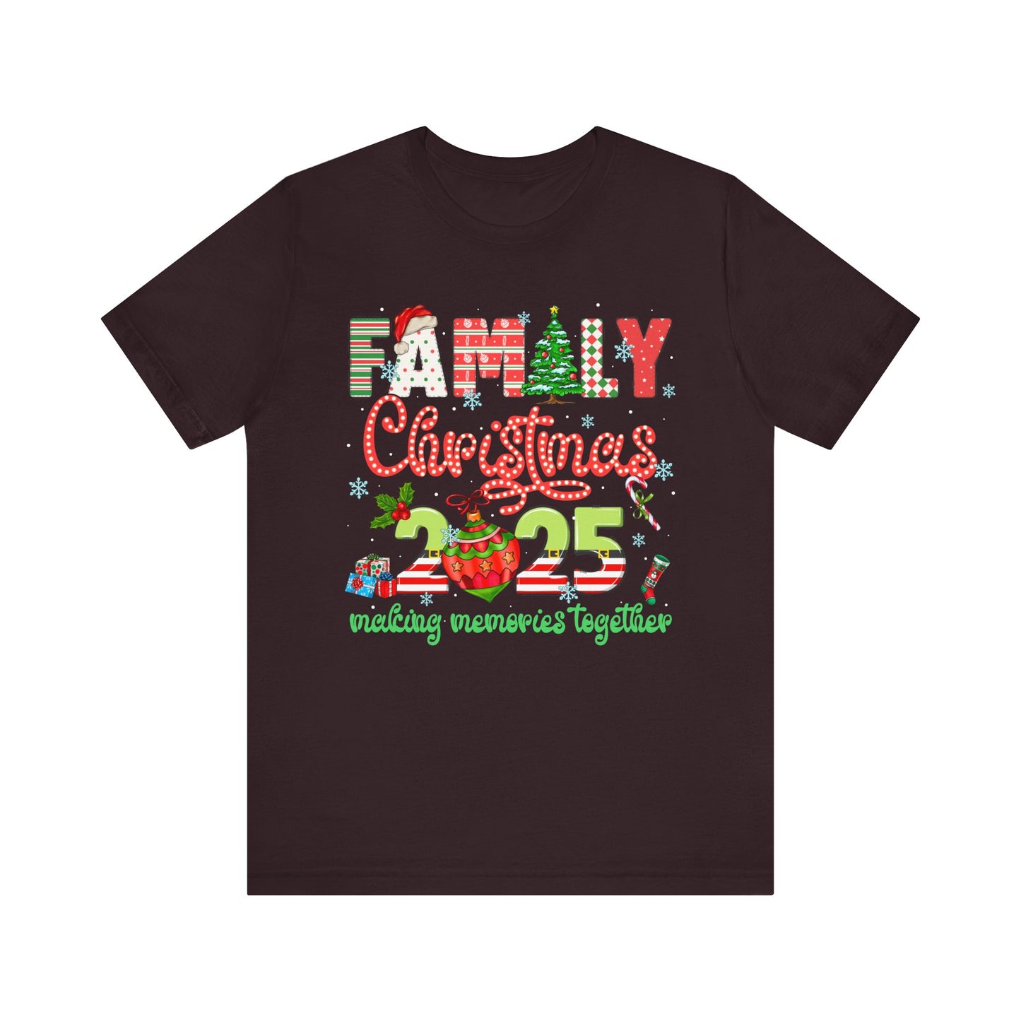 Family Christmas 2025 Matching Shirt – Festive Holiday Lights Ornament Tee