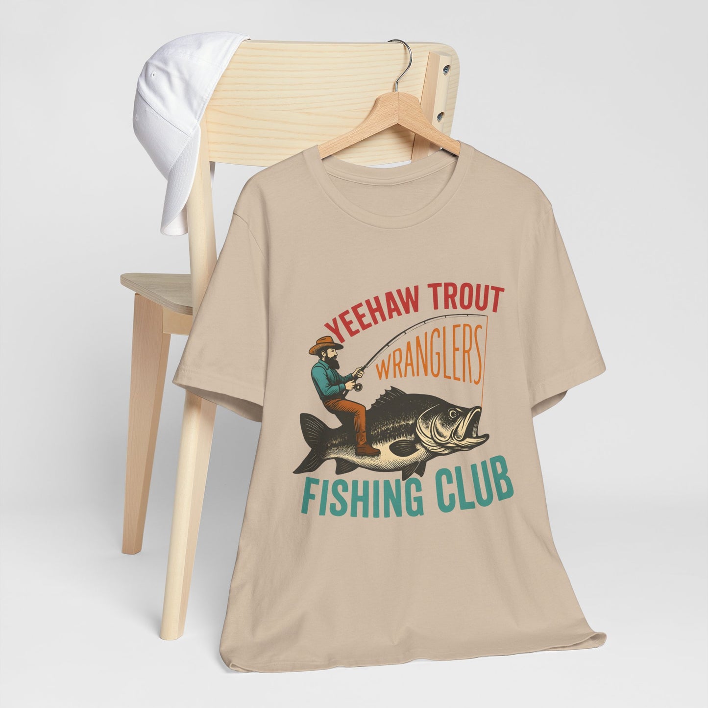 Yeehaw Trout Wranglers Shirt – Funny Cowboy Fishing Club Western Tee