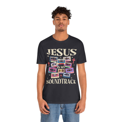 Jesus Is My Soundtrack Shirt – Christian Worship Music Faith Tee for Believers