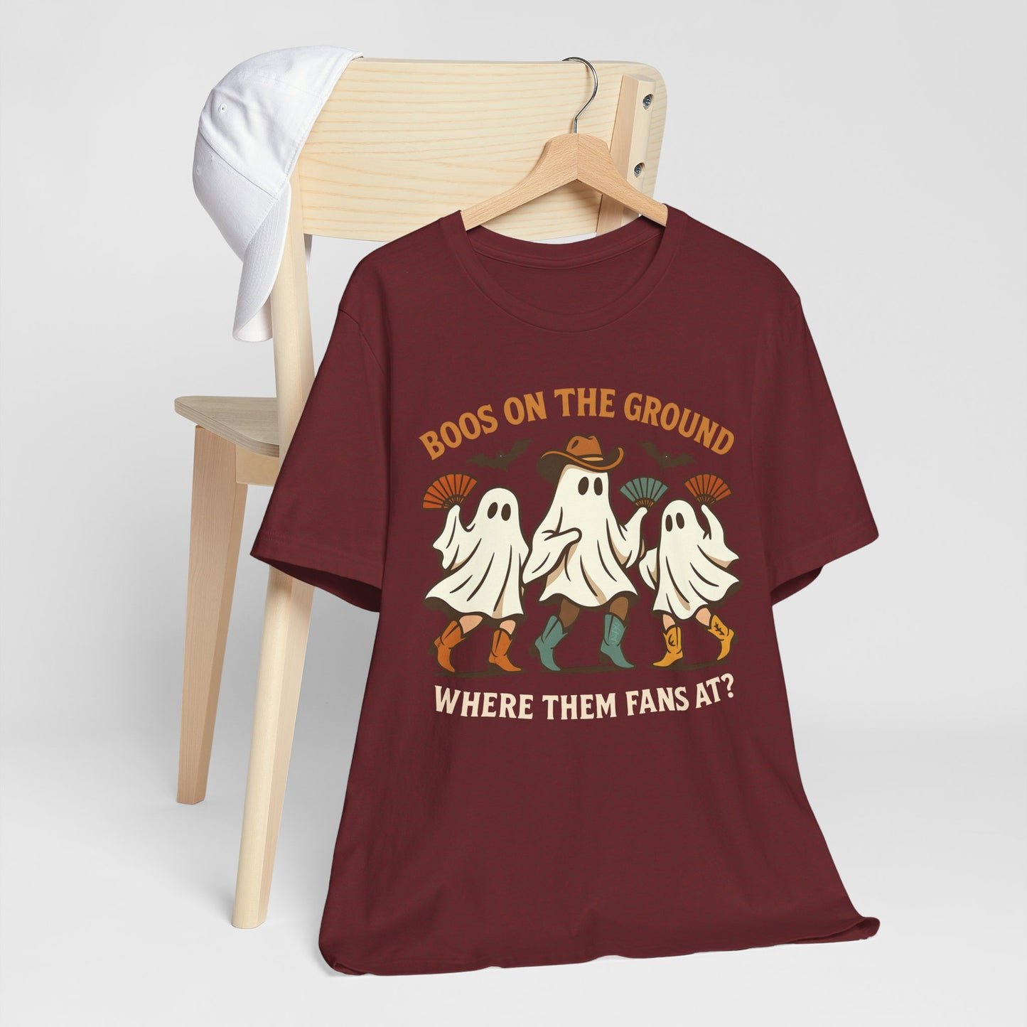 Boos on the Ground Shirt – Funny Western Cowgirl Ghost Squad Halloween Tee