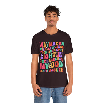 Waymaker Miracle Worker Shirt – Christian Worship My God Faith Tee
