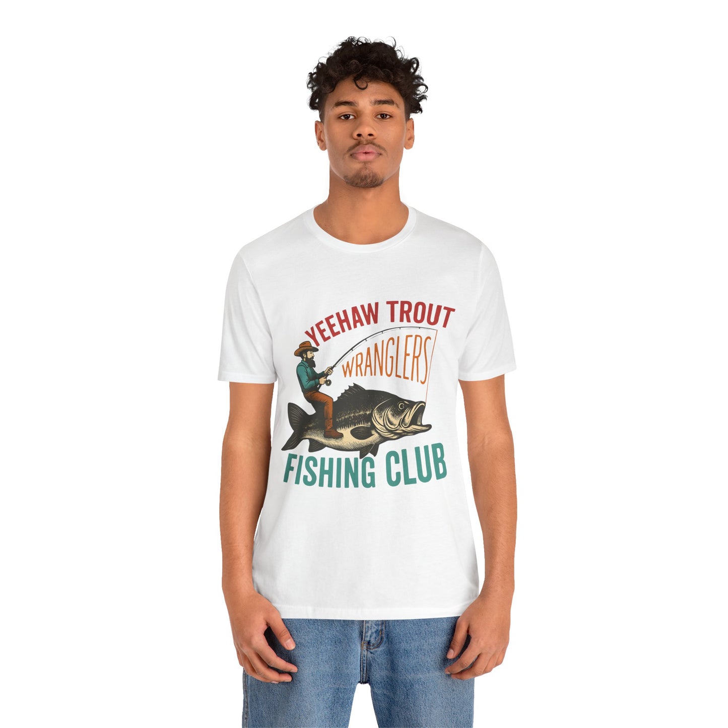 Yeehaw Trout Wranglers Shirt – Funny Cowboy Fishing Club Western Tee