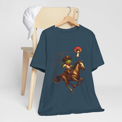 Howdy Cowboy Frog Shirt – Funny Western Rodeo Frogcore Texas Tee