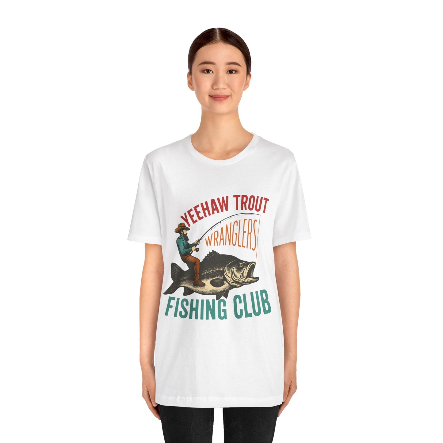 Yeehaw Trout Wranglers Shirt – Funny Cowboy Fishing Club Western Tee