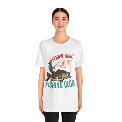 Yeehaw Trout Wranglers Shirt – Funny Cowboy Fishing Club Western Tee