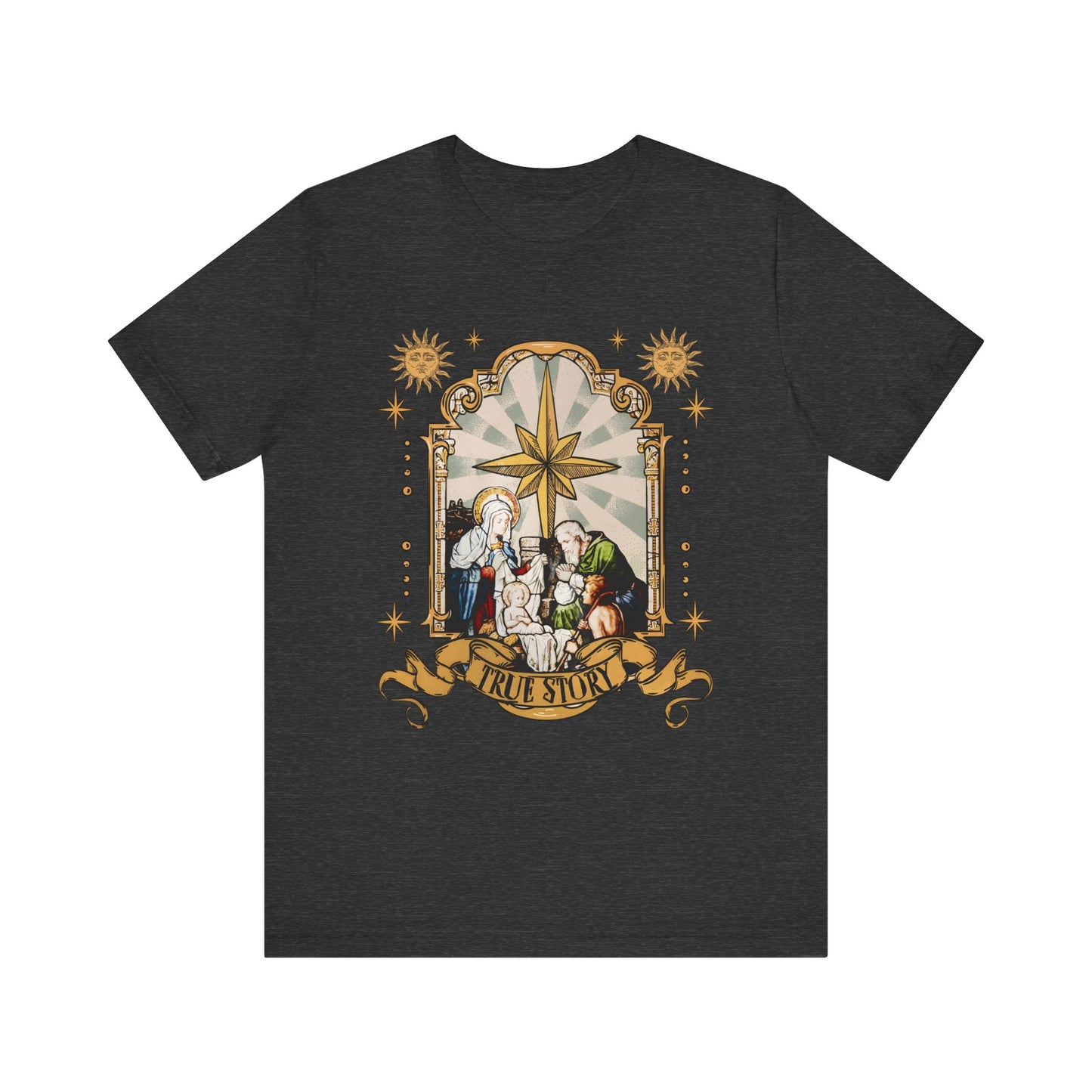 True Story Jesus Shirt – Christian Nativity Christmas Pajama Faith Tee