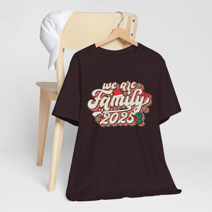 We Are Family Christmas Shirt – Retro Groovy 80s Matching Holiday Tee
