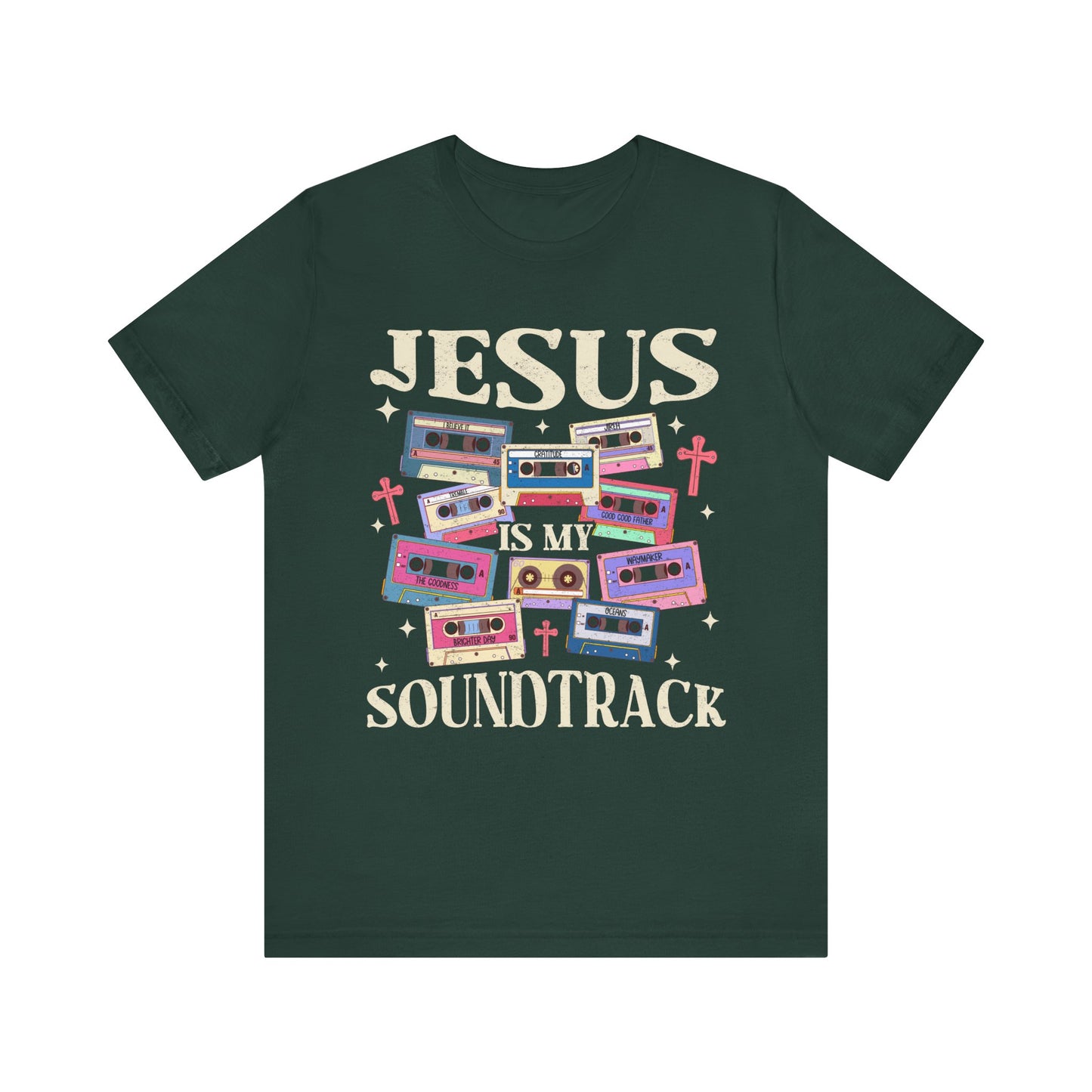 Jesus Is My Soundtrack Shirt – Christian Worship Music Faith Tee for Believers