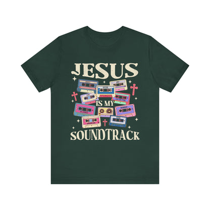 Jesus Is My Soundtrack Shirt – Christian Worship Music Faith Tee for Believers
