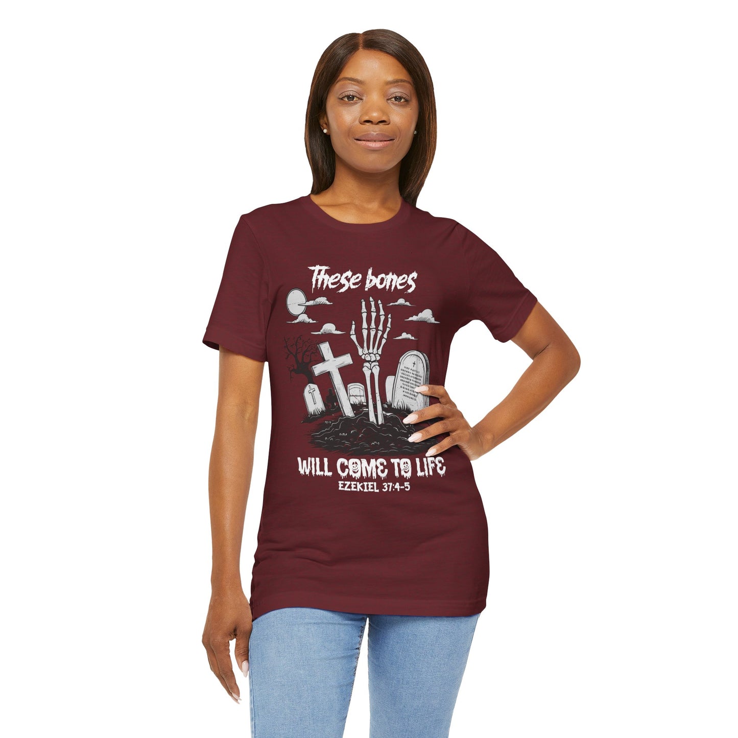 These Bones Will Come To Life Skeleton Christian Halloween T-Shirt