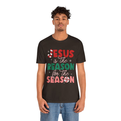Retro Christmas Jesus Shirt – Christian “Reason for the Season” Faith Holiday Tee