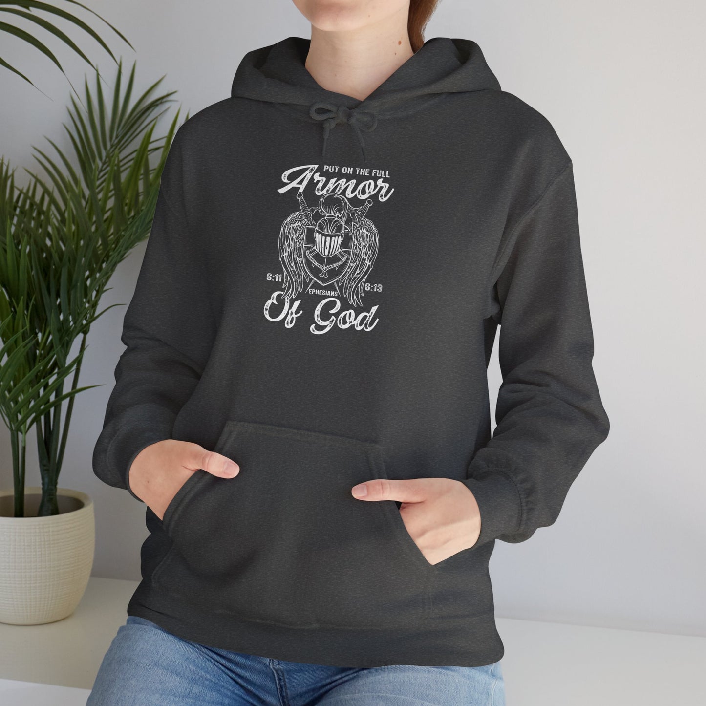 Put On The Full Armor Of God Jesus Christ Faith King Men Hoodie