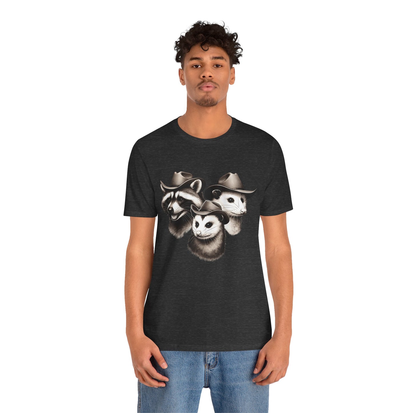 Cowboy Trash Trio Shirt – Opossum Raccoon Western Rodeo Funny Tee