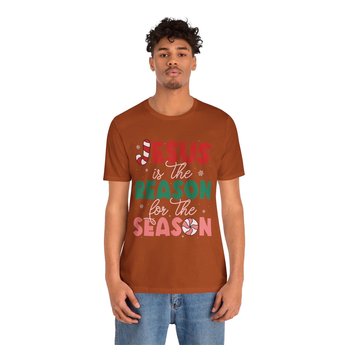 Retro Christmas Jesus Shirt – Christian “Reason for the Season” Faith Holiday Tee