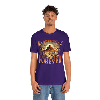 His Love Endures Forever Shirt – Christian Boho Western Rodeo Tee