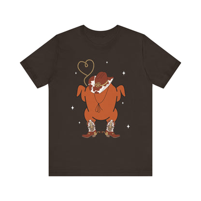 Western Cooked Turkey Shirt – Cowboy Cowgirl Rodeo Thanksgiving Tee