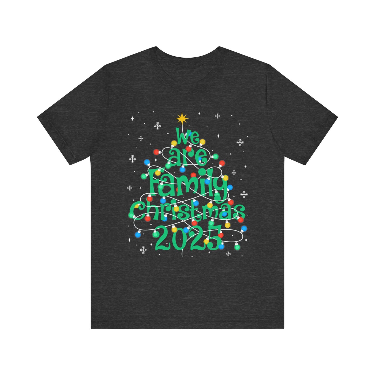 We Are Family Christmas 2025 Shirt – Matching Holiday Tree Lights Reunion Tee
