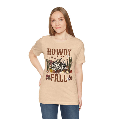 Retro Howdy Fall Shirt – Western Cowboy Pumpkin Country Thanksgiving Tee