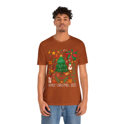 Family Christmas 2025 Shirt – Vintage Boho Holiday Family Group Shirt