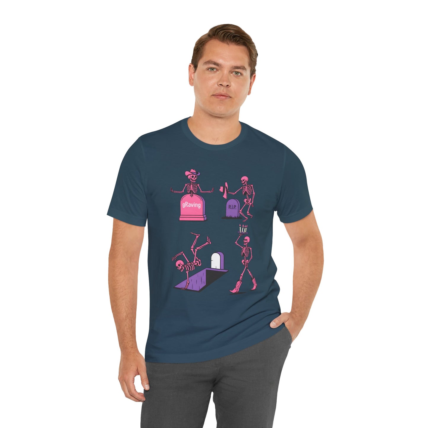 Graving Skeleton Cowgirl Shirt – Funny Western Halloween Rodeo Tee