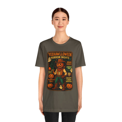 Yeehawlloween Shirt – Western Rodeo Halloween Carnival Cowgirl Cowboy Tee