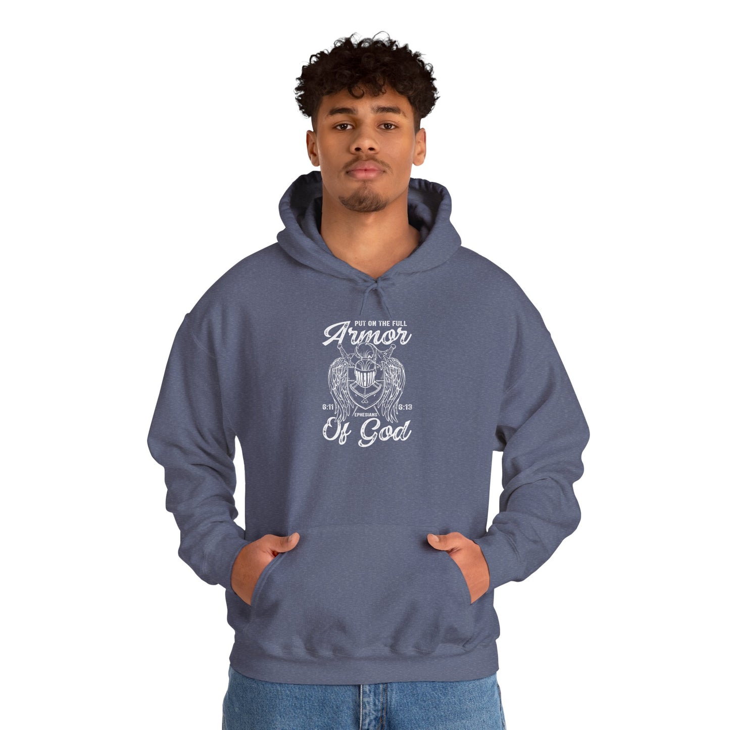 Put On The Full Armor Of God Jesus Christ Faith King Men Hoodie