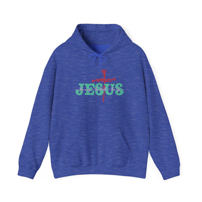 The Way Truth Life Christ Jesus Cross Nails Christian Bible Hoodie