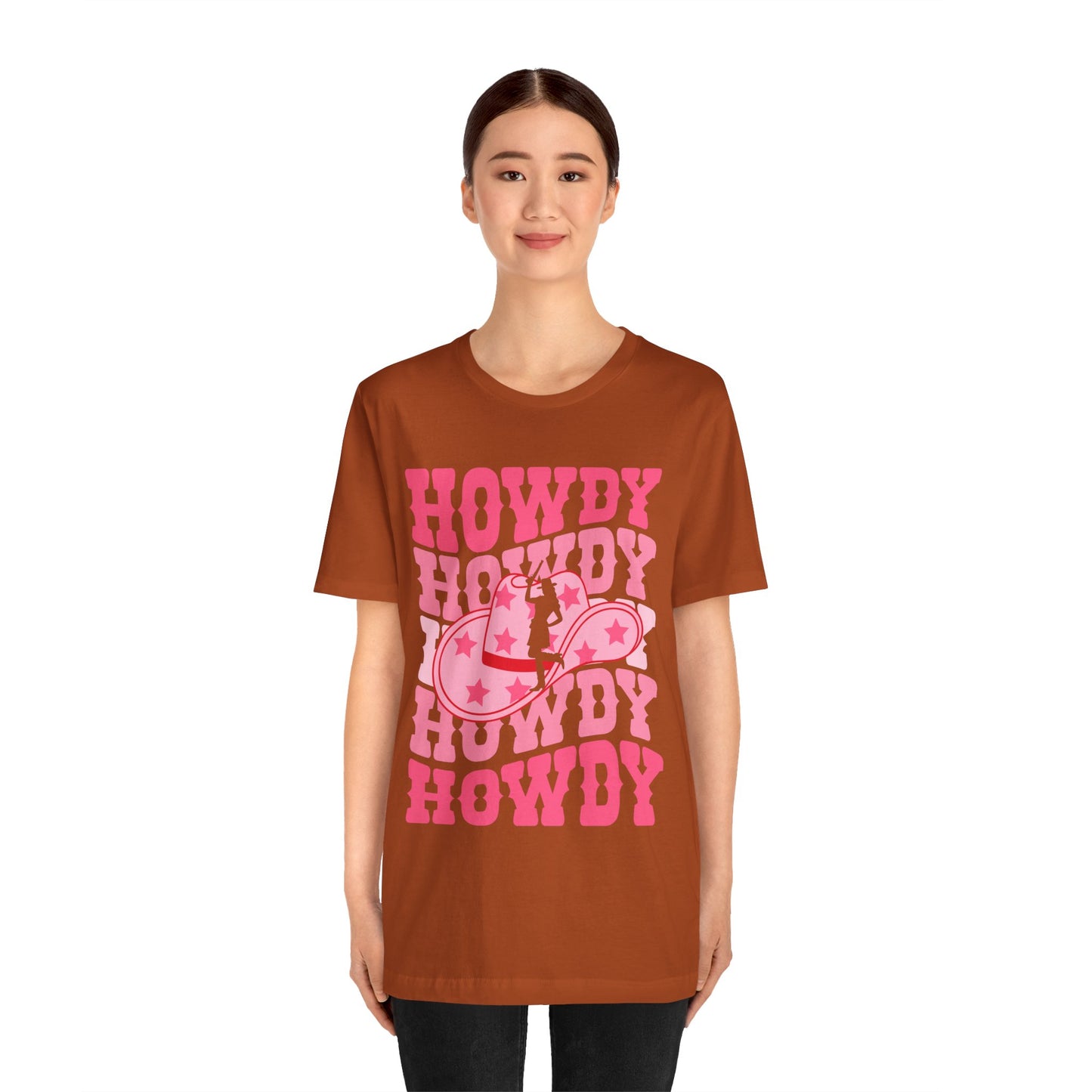 Howdy Pink Cowgirl Shirt – Disco Western Rodeo Country Girl Tee