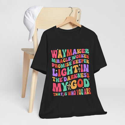 Waymaker Miracle Worker Shirt – Christian Worship My God Faith Tee