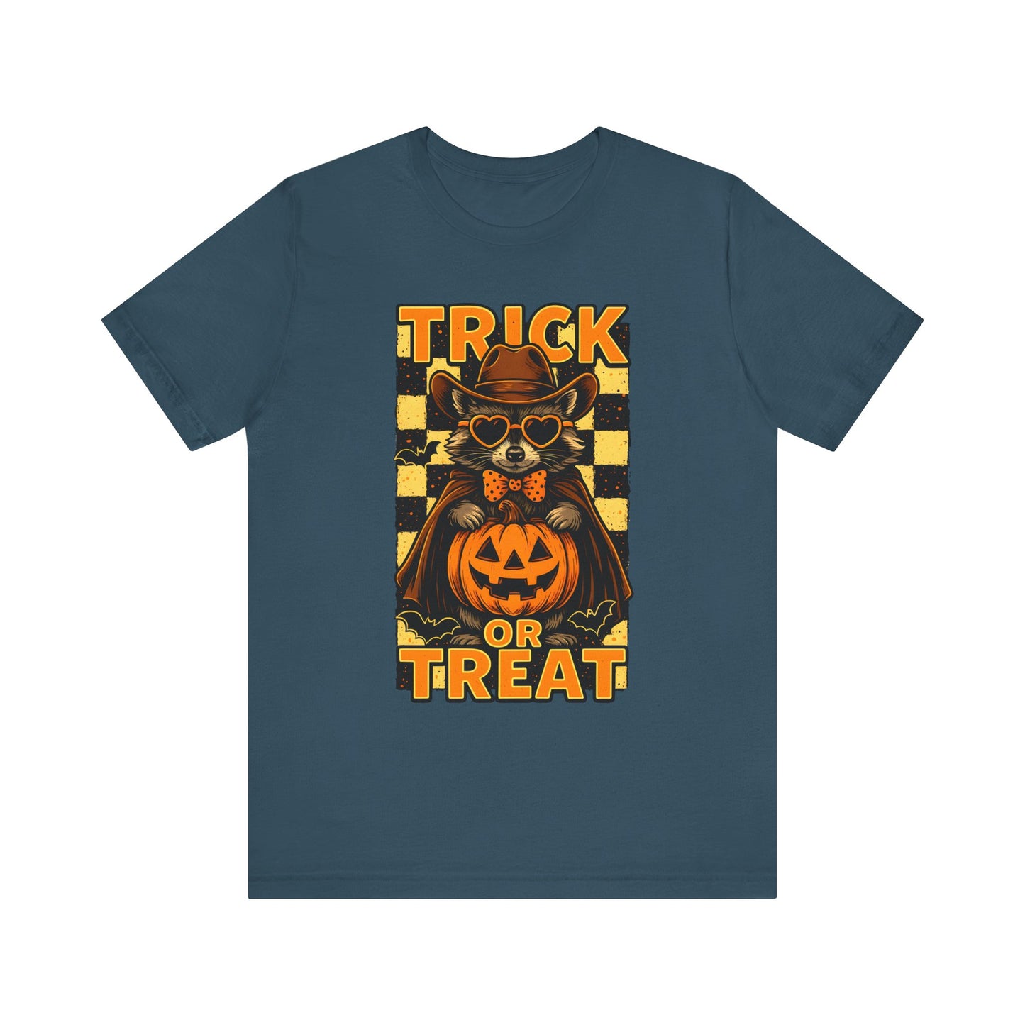 Trick or Treat Cowboy Raccoon Shirt – Cute Western Pumpkin Halloween Tee