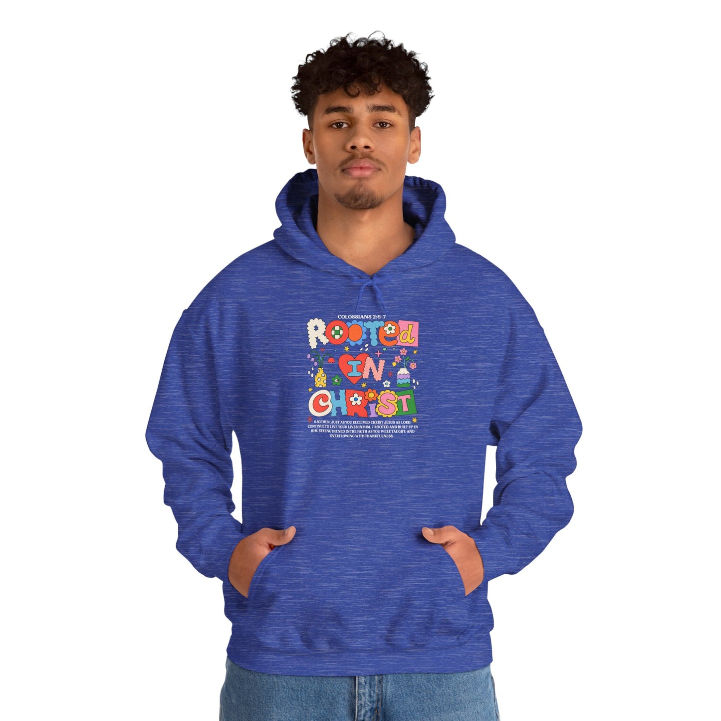 Christian Floral Hoodie - Grow in Grace