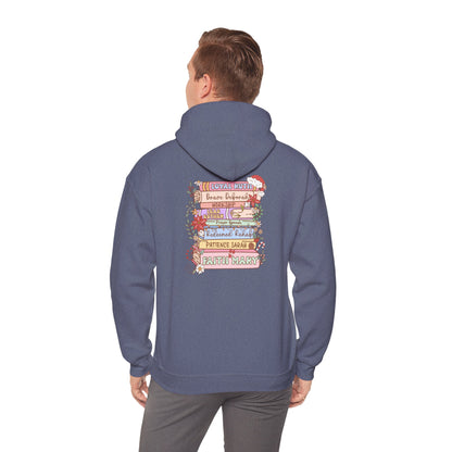 Christmas Bible Verse Hoodie – Christian Book Flowers Jesus Faith Pullover