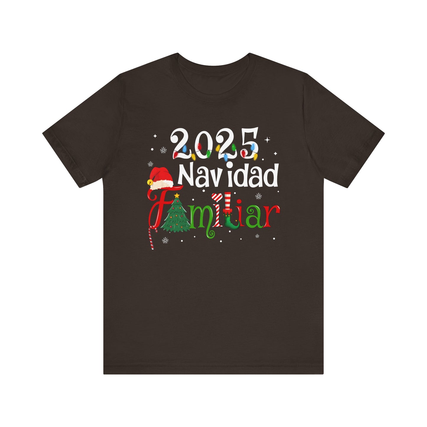 Navidad Familiar 2025 Shirt – Spanish Feliz Navidad Matching Holiday Tee