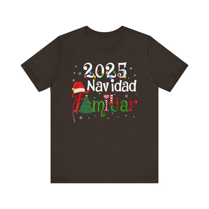 Navidad Familiar 2025 Shirt – Spanish Feliz Navidad Matching Holiday Tee