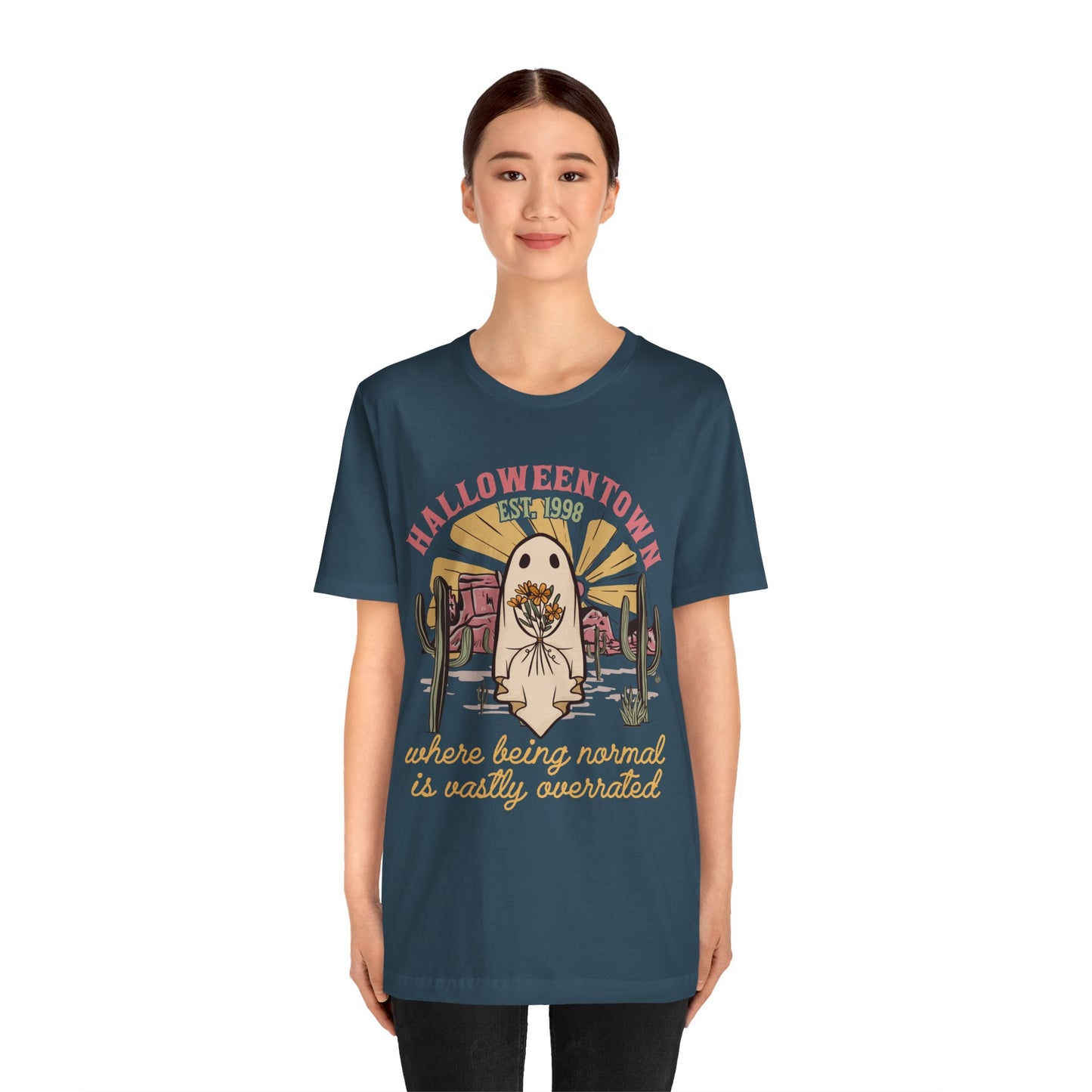 Halloweentown Est. 1998 Shirt – Retro Western Ghost Pumpkin Rodeo Tee
